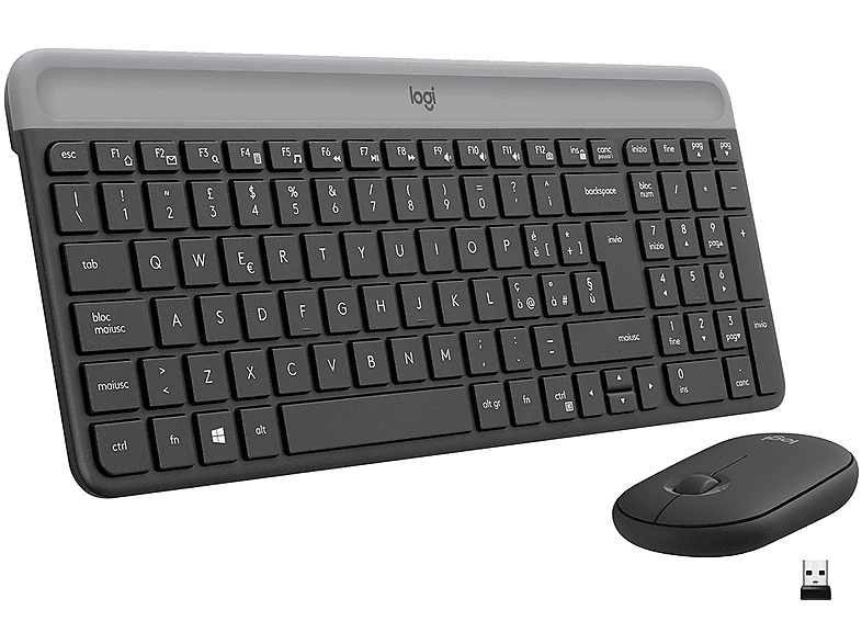 Pack Teclado + Ratón | LOGITECH 920-009196, Inalámbrico, idioma: IT ...