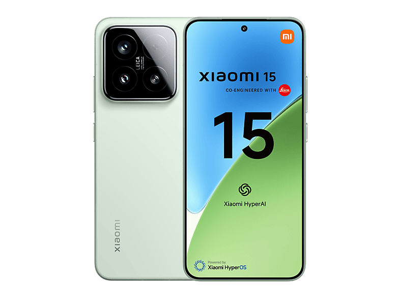 XIAOMI 15 12+512GB GREEN 512 GB Green Dual SIM | SATURN