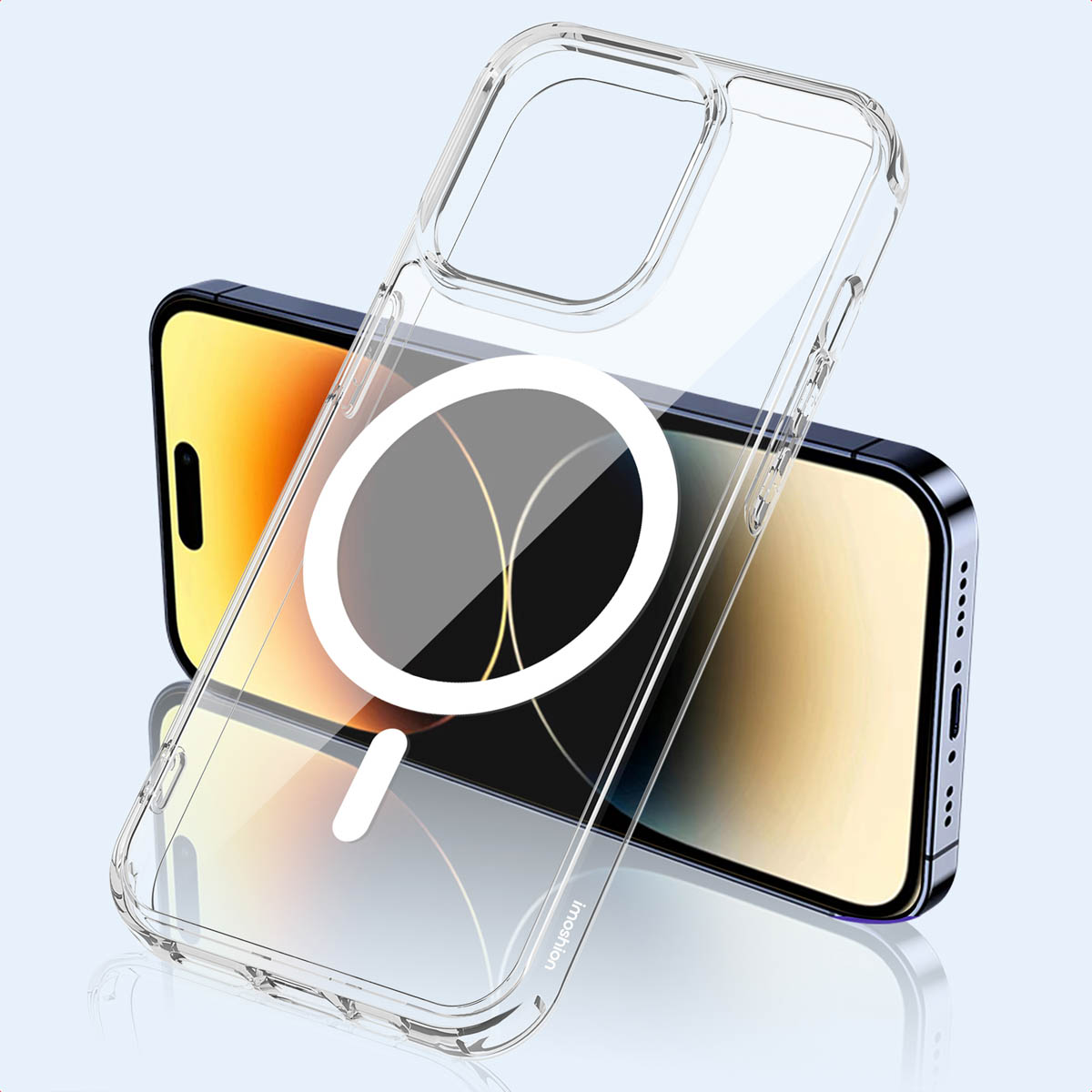 IMOSHION Protective COVER per iPhone 14 Pro Max, Trasparente