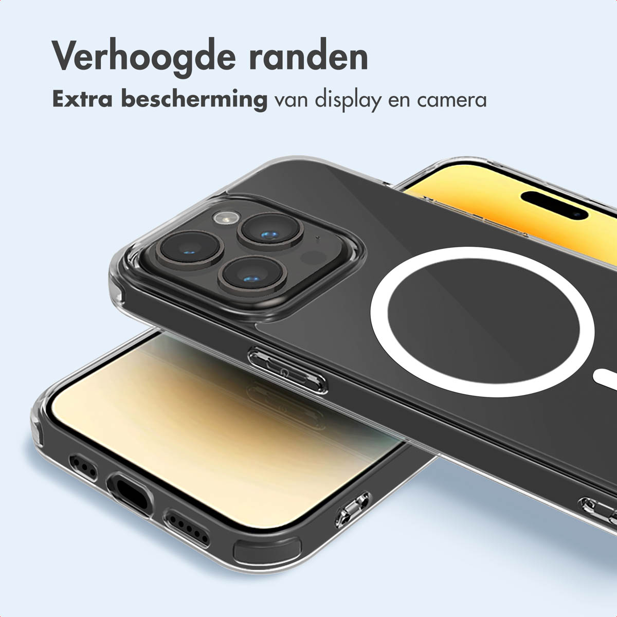 IMOSHION Protective COVER per iPhone 14 Pro Max, Trasparente