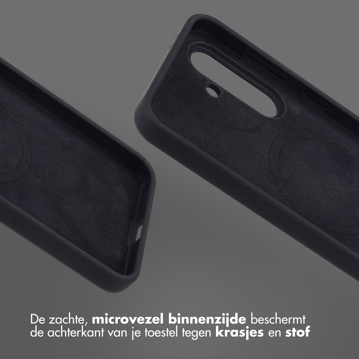 ACCEZZ Coque arrière compatible avec Samsung Galaxy A36/Samsung Galaxy A56 (5G) Coque voor Samsung Samsung Galaxy A36/Samsung Galaxy A56 (5G) Noir