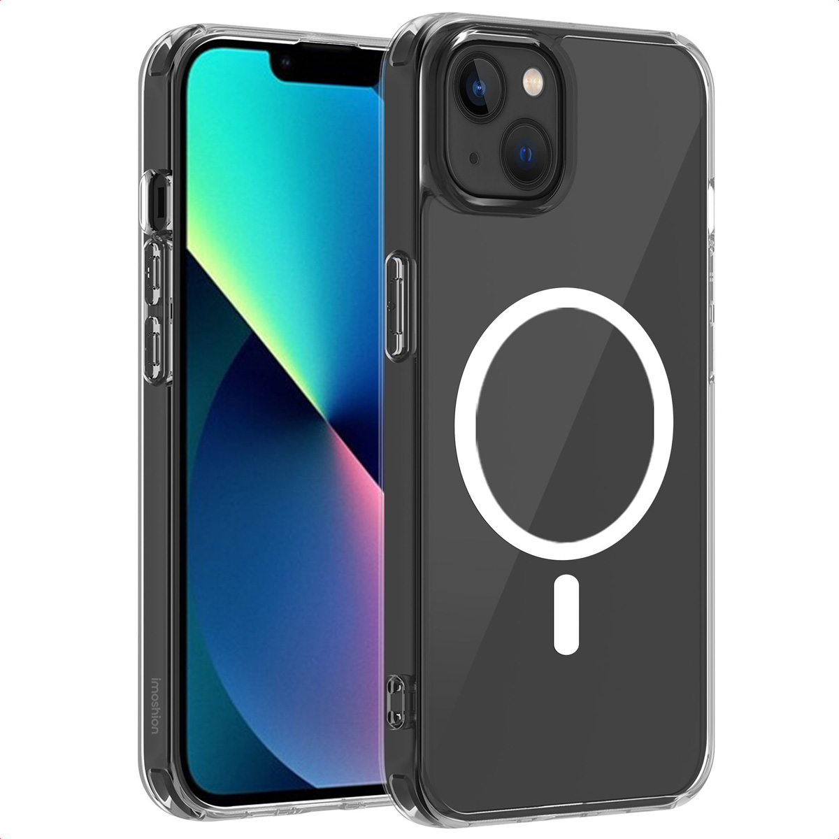 IMOSHION Protective Backcover met MagSafe - Geschikt voor Apple iPhone 13 - Telefoonhoesje voor Apple iPhone 13 Transparant