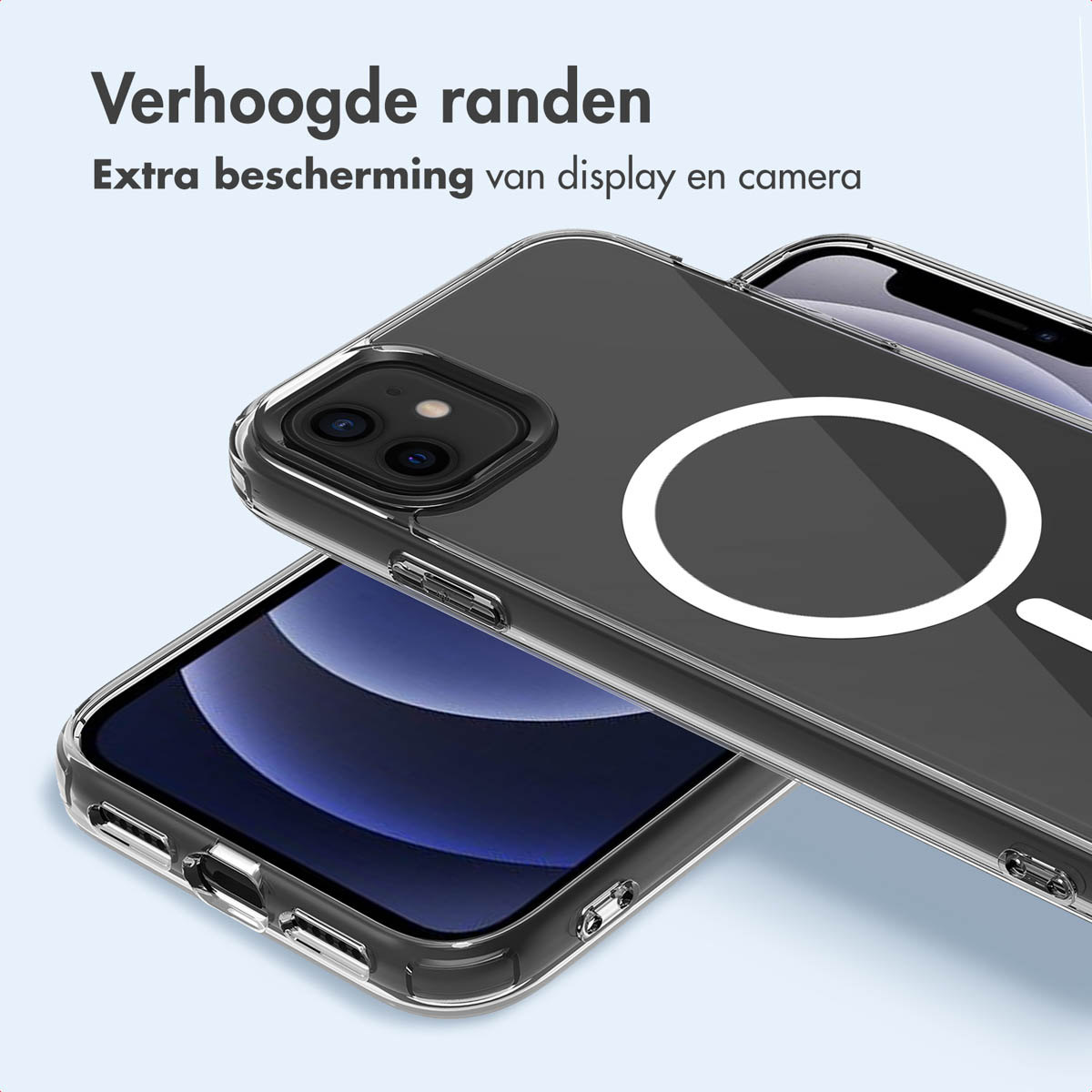IMOSHION Protective COVER per iPhone 12/ iPhone 12 Pro, Trasparente