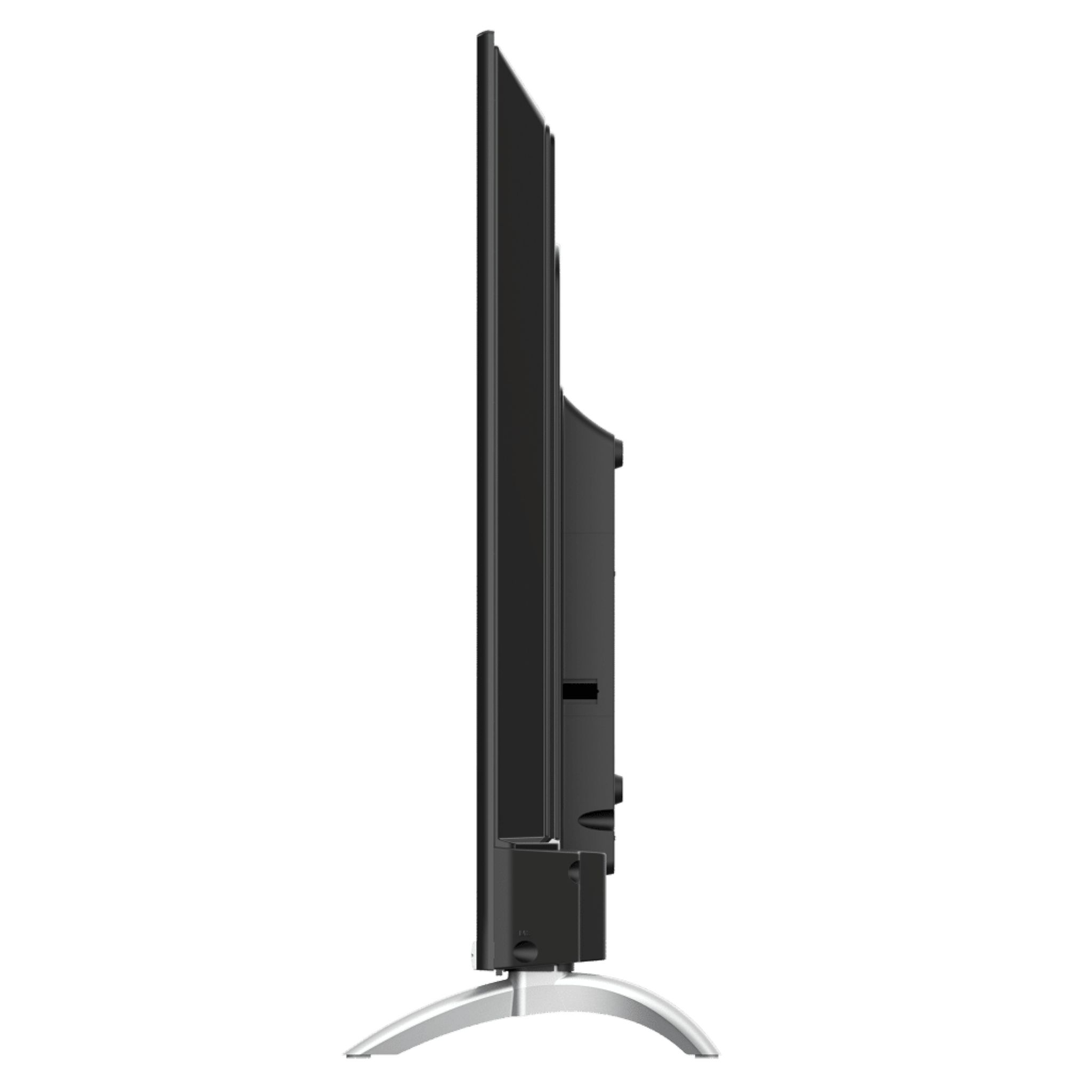 Un televisor sobre un soporte.