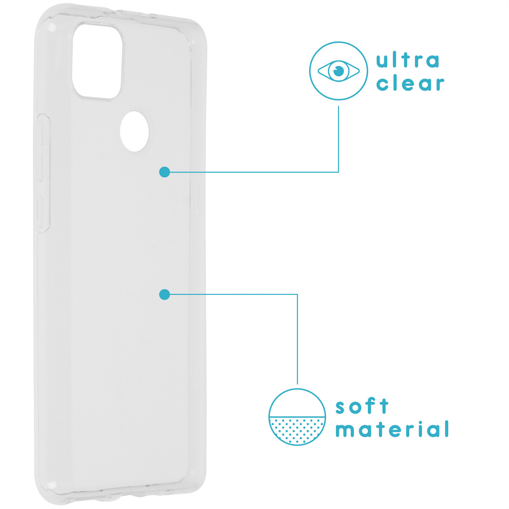 IMOSHION Softcase Backcover smartphone, Backcover, Motorola, Motorola Moto G9 Power, Transparent