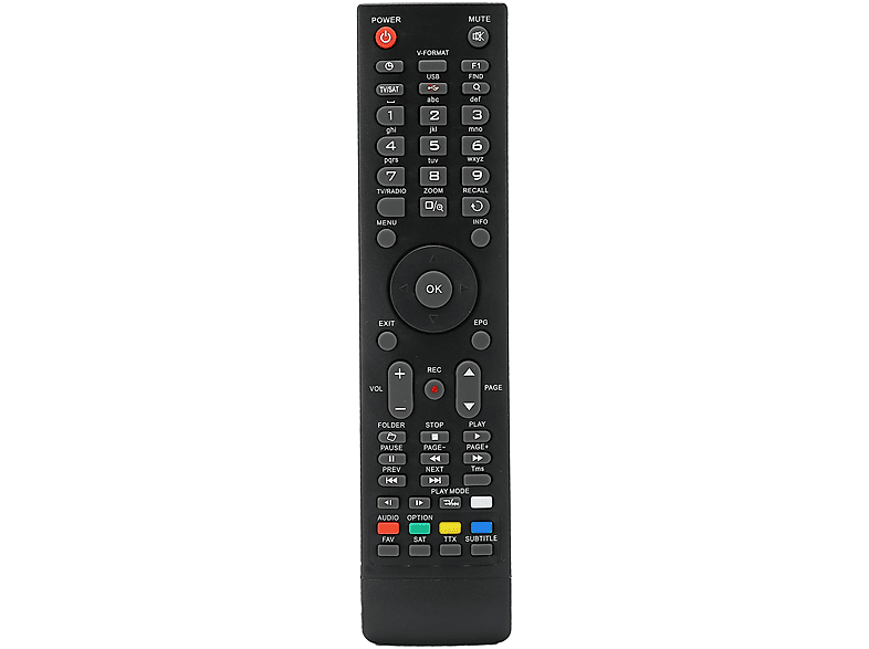 Ersatz-Fernbedienung Für Amiko Synaps & Andere Receiver – Kompatibel Mit SHD8140CXE, TC100, CHD-3000, SHD-8000 U.v.m.