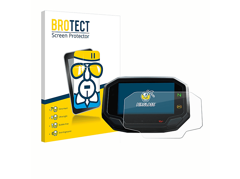 BROTECT Matte Entspiegelungs-Schutzfolie Für Garmin Edge 810 (2 Stück) – Anti-Reflex, Anti-Fingerprint