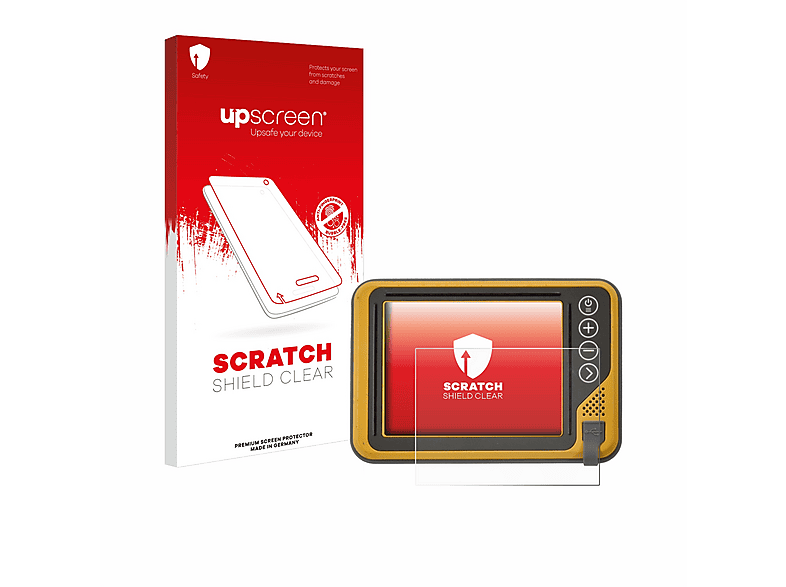 UPSCREEN Kratzschutz klare Schutzfolie (für Topcon GX-90) | MediaMarkt