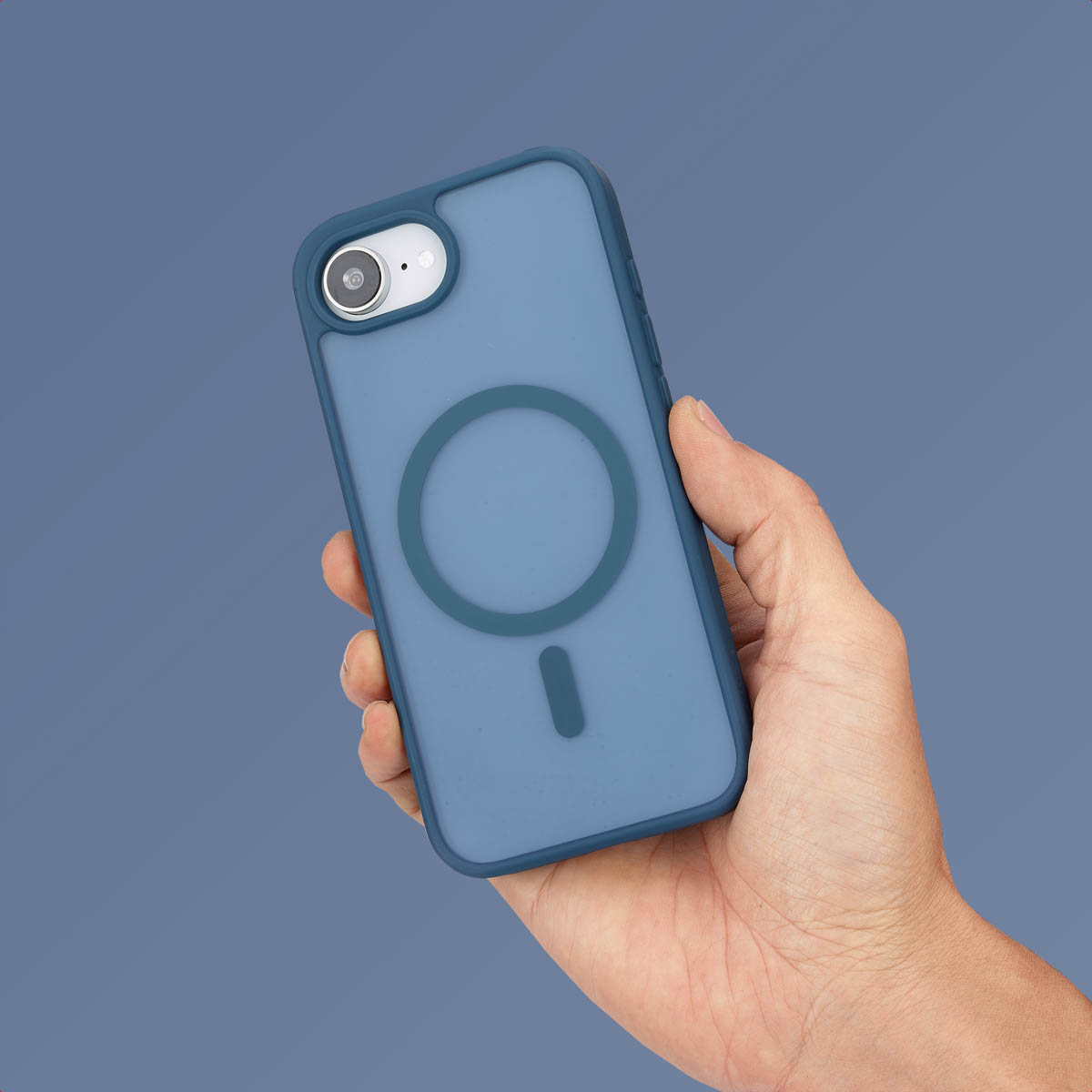 IMOSHION Color Guard Backcover MagSafe geschikt voor Apple iPhone 16e Phone case for Apple iPhone 16e/ iPhone 17e Dark Blue