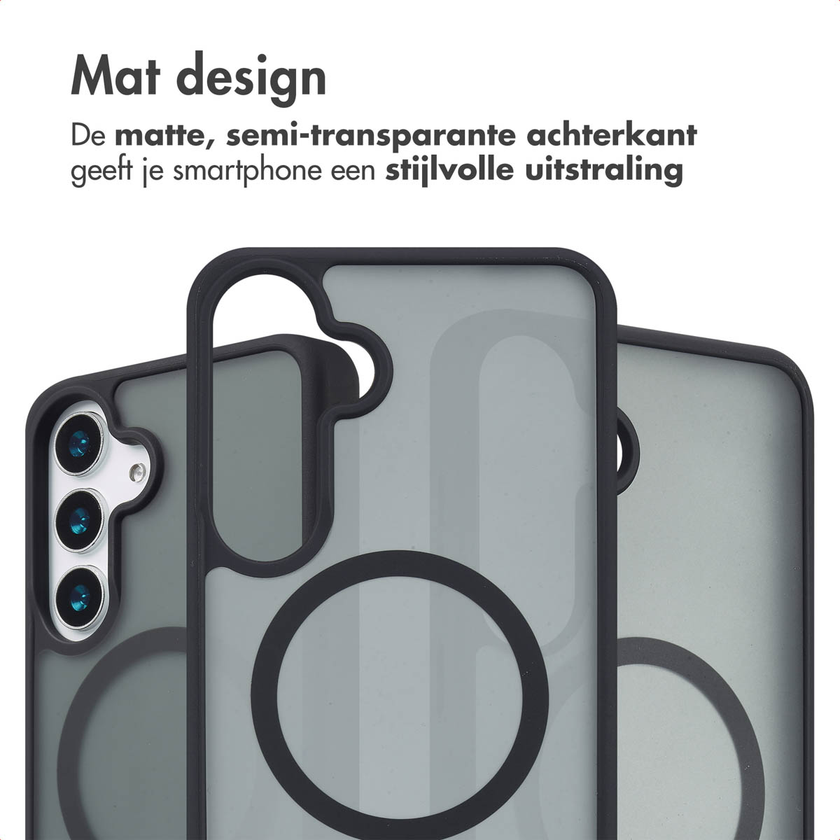 IMOSHION Color Guard COVER per Samsung Galaxy S25, Nero