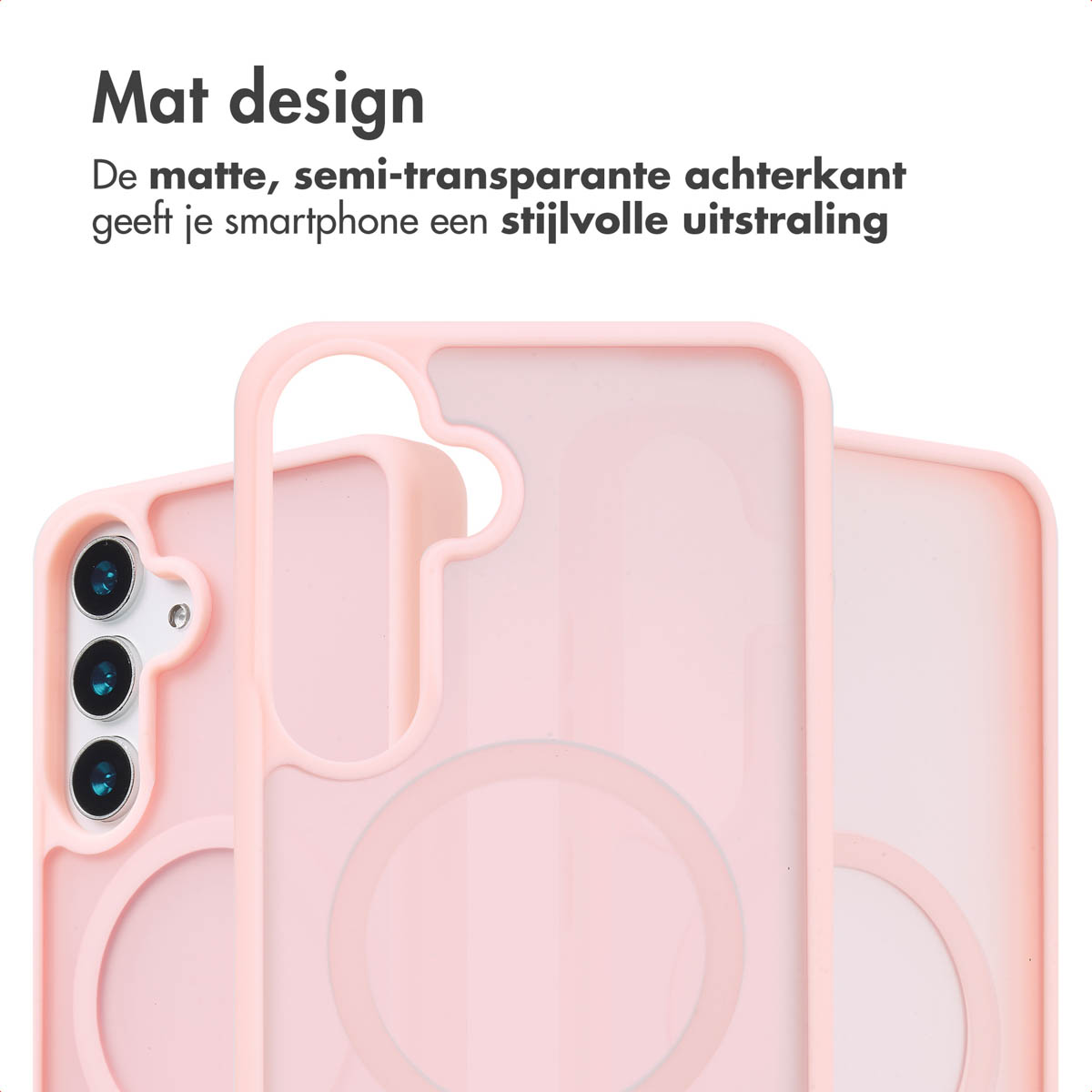 IMOSHION Color Guard COVER per Samsung Galaxy S25, Rosa chiaro