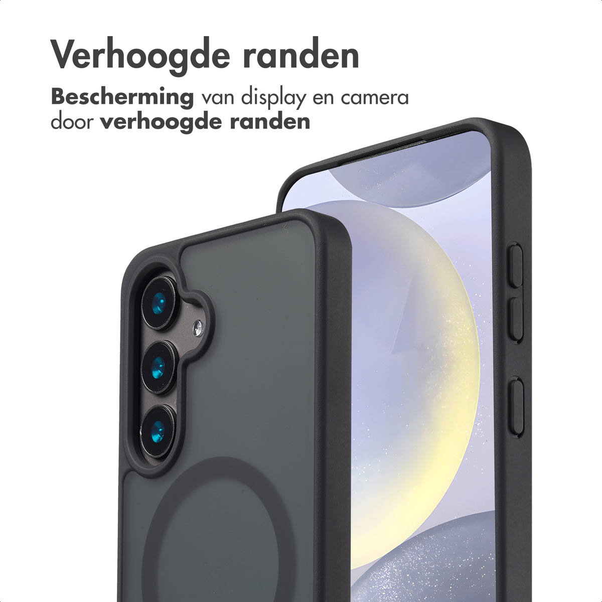 IMOSHION Coque arrière Color Guard MagSafe Étui de Téléphone voor Samsung Samsung Galaxy S24 Noir