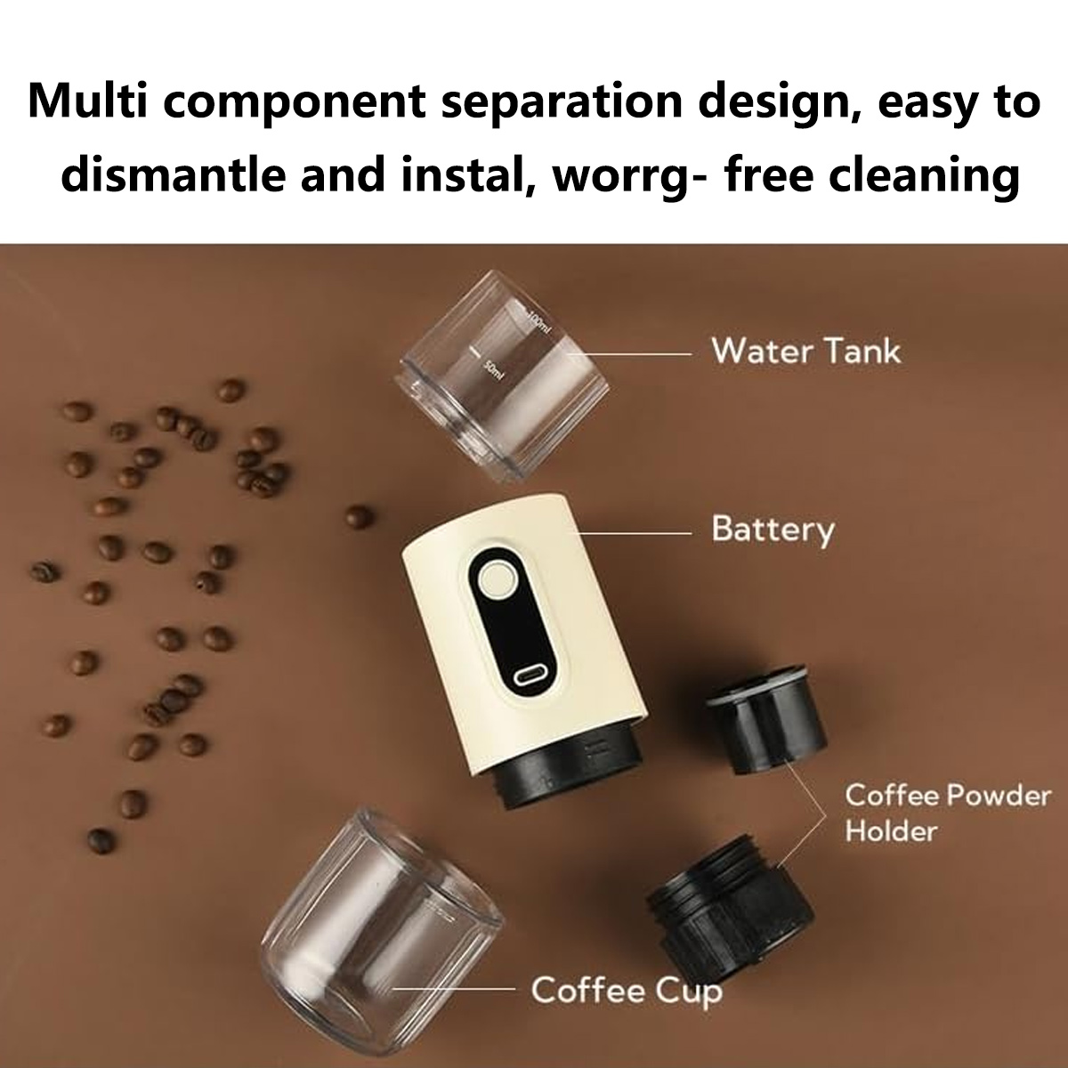 ELKUAIE Faltbar, Kompakt, Robust Kaffeemaschine Not available