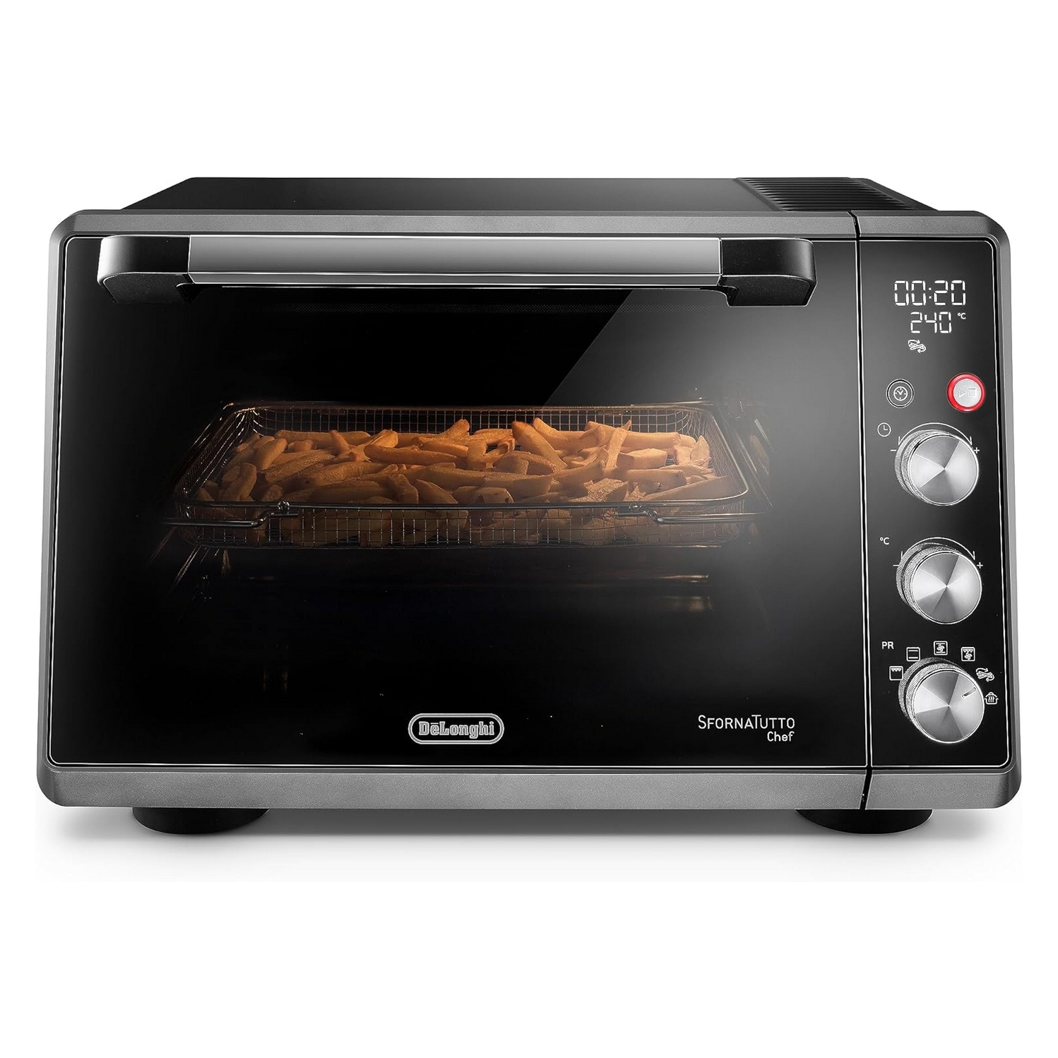 Laptop, widok z góry, otwarty, z klawiaturą i panelem dotykowym.