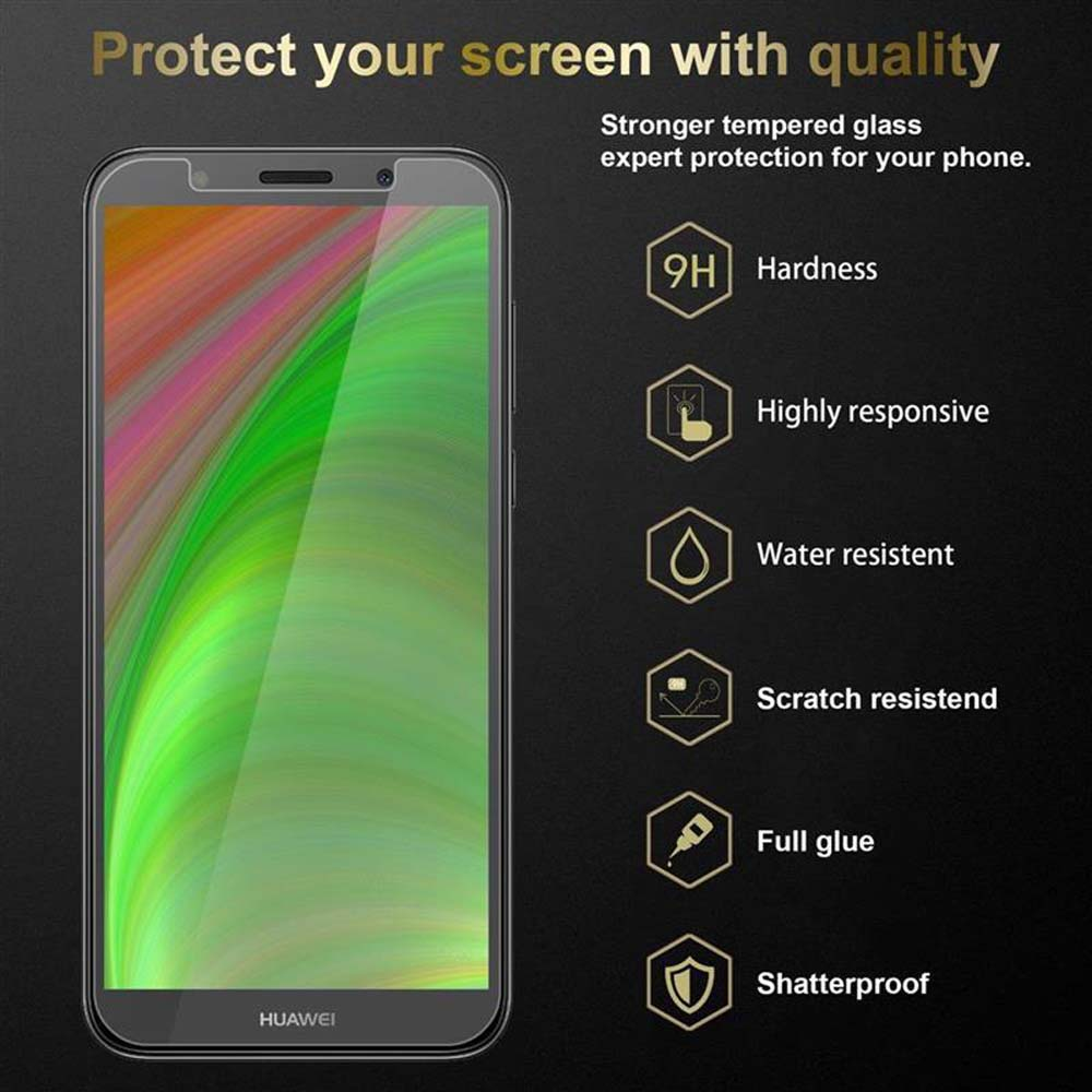 Smartphone con protezione schermo. Caratteristiche: durezza, reattività, resistenza all'acqua/graffi.