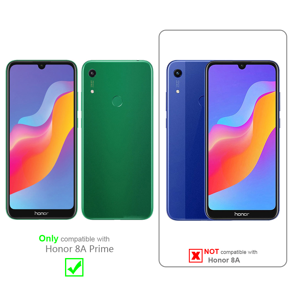 Due telefoni fianco a fianco. Uno verde e uno blu. Il testo conferma che il verde è compatibile, il blu no.