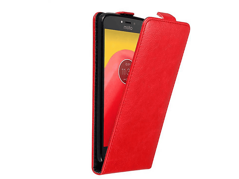 Cadorabo Mobiele Telefoon Ketting Voor Motorola MOTO C PLUS In PEARLY Rose Goud Silicone Beschermhoes Met Gouden Ringen Koordriem En Afneembare Etui