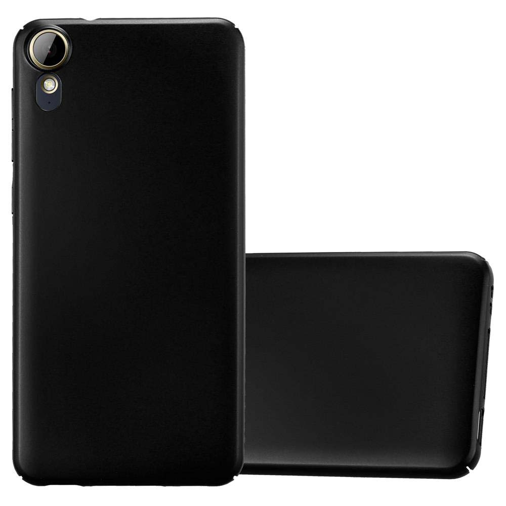 Funda negra para teléfono con recortes de cámara y botones. Otra sobre superficie blanca.
