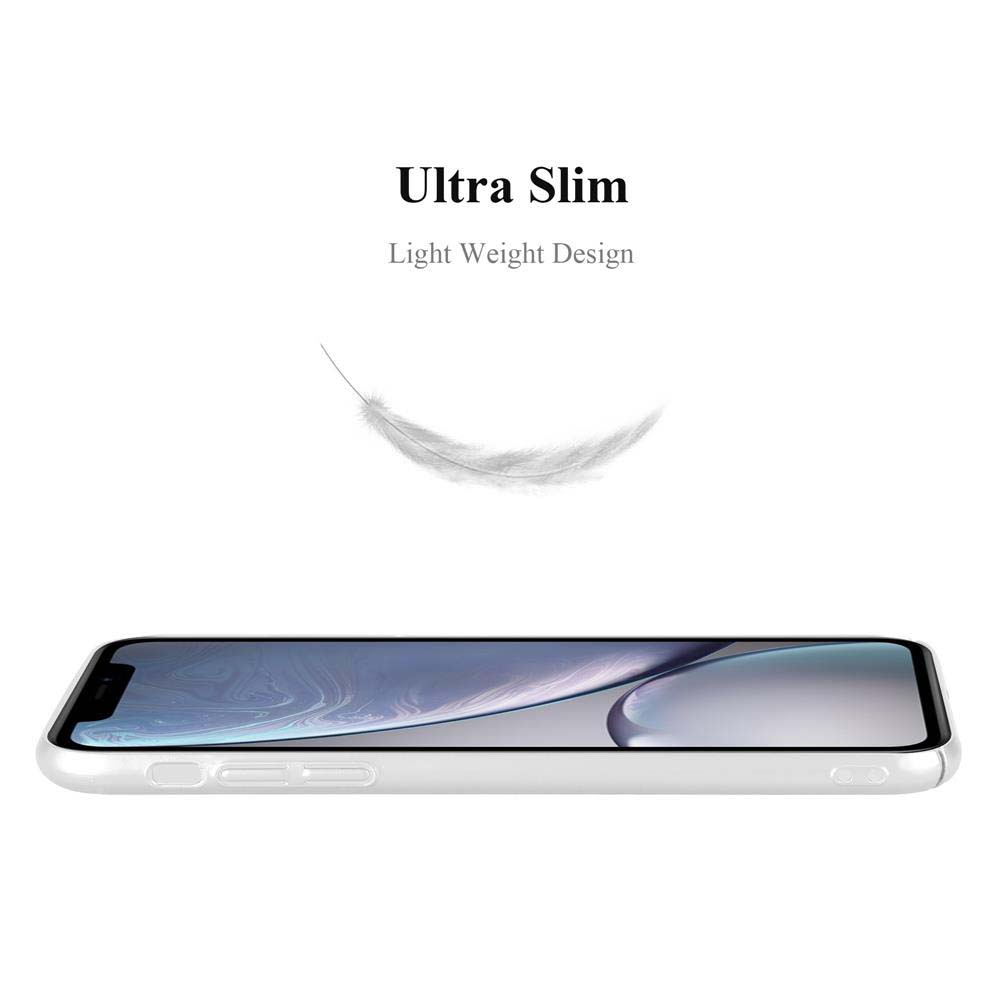 Una custodia per telefono con un design leggero, con una grafica di piume.
