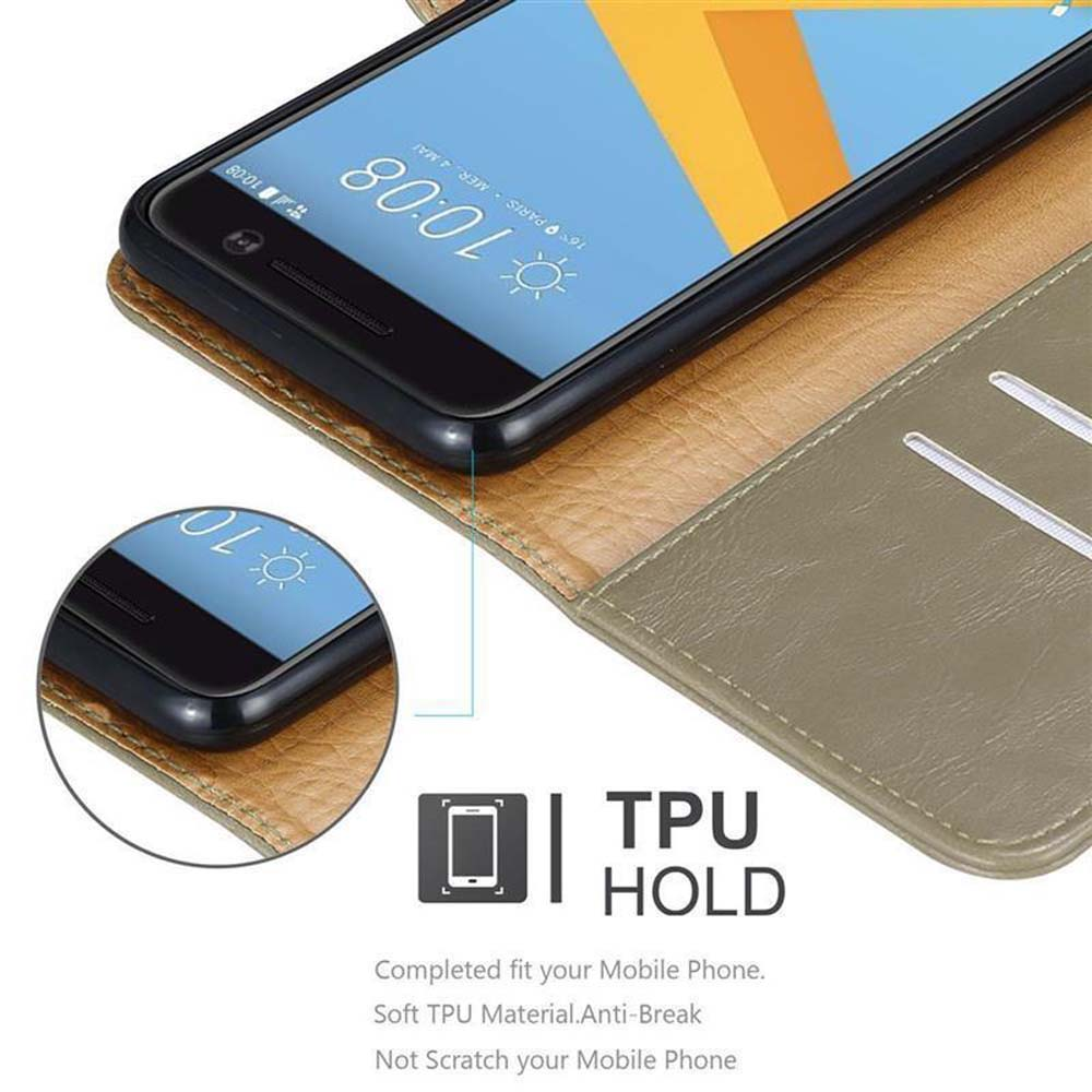 Telefono in una custodia con supporto in TPU. La custodia è aperta. Primo piano del telefono.