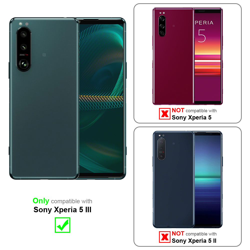 Telefoni in diversi colori. Compatibile solo con Sony Xperia 5 III, non con Sony Xperia 5 o 5 II.