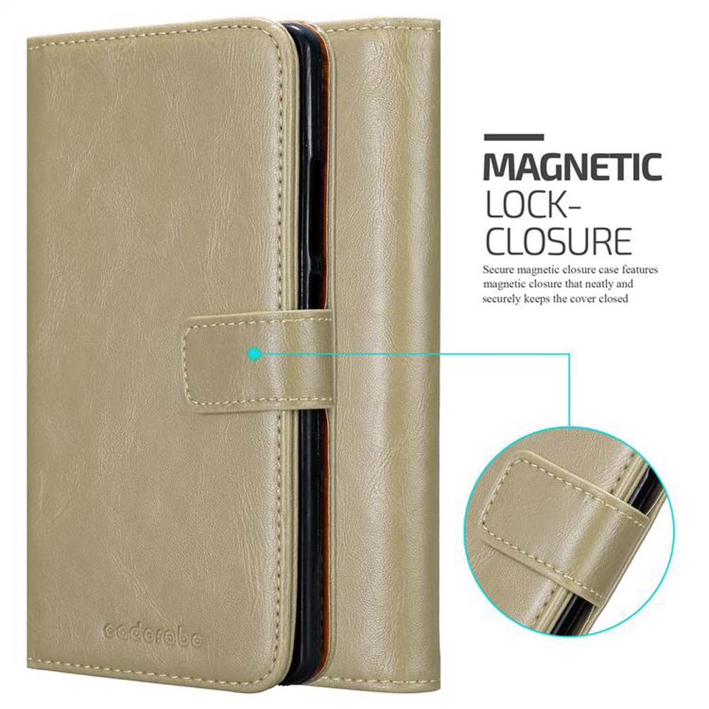 Funda Libro Para Huawei P8 Lite 2015 Rojo Infierno - Carcasa Con Cierre Magnético Y 3 Tarjeteros, Protección Completa