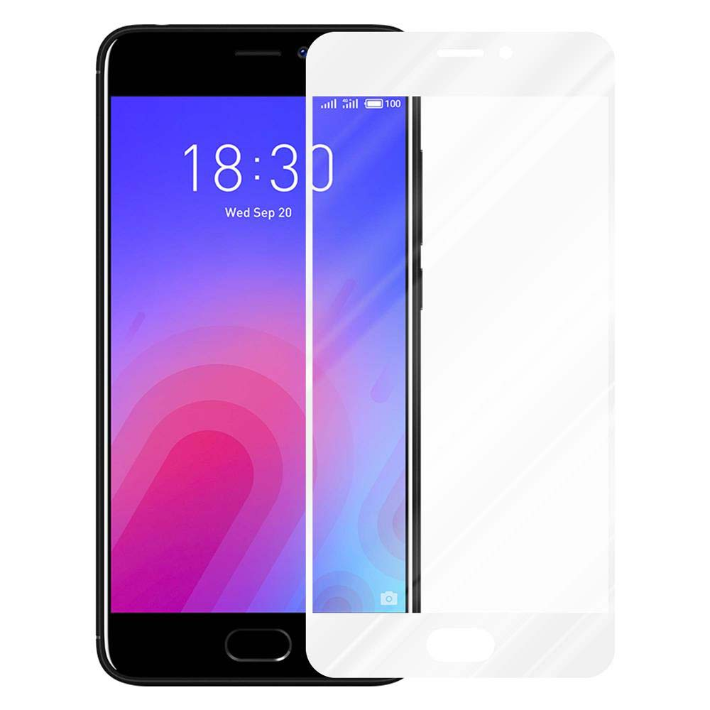 Smartphone negro con protector de pantalla. La hora es 18:30, la fecha es miércoles 20 de septiembre. Protector blanco.