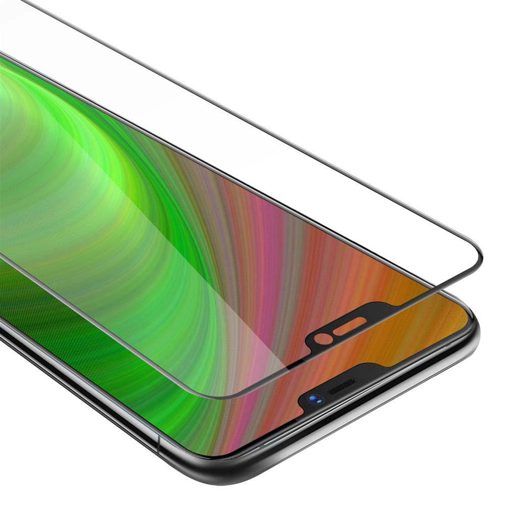 Un telefono con protezione schermo sopra.