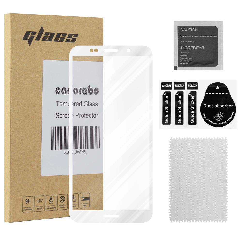 Kit proteggi schermo con schermo del telefono, prodotti per la pulizia e confezione.