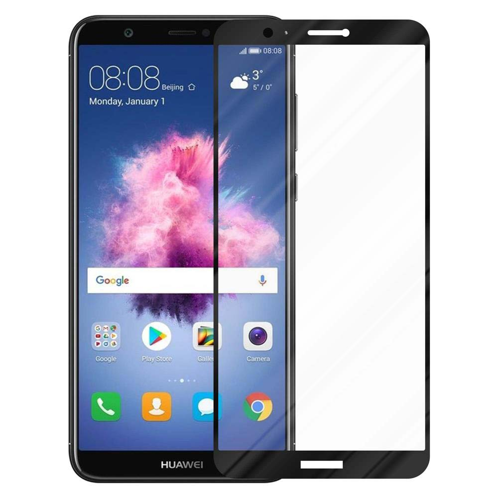 Un telefono con una protezione per lo schermo applicata, che mostra lo schermo e la protezione separatamente.