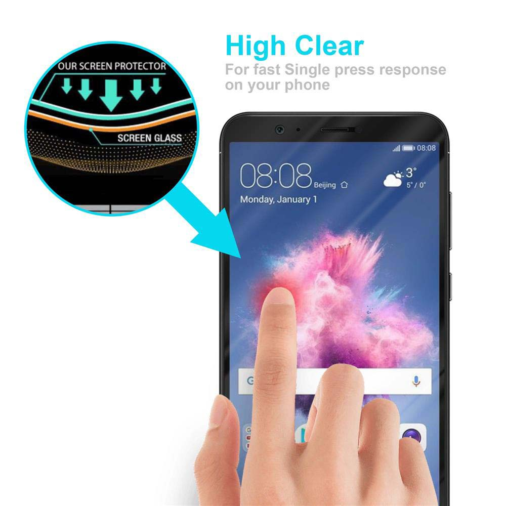 La mano tocca lo schermo del telefono. Lo schermo mostra l'ora e la data. Viene mostrata una protezione schermo.