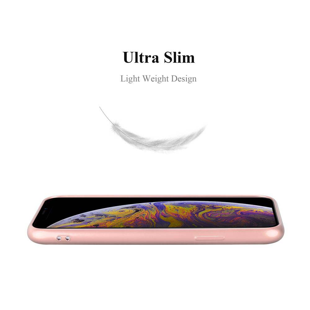 Una custodia per telefono con una piuma sopra. Testo: Ultra Slim, Design leggero.