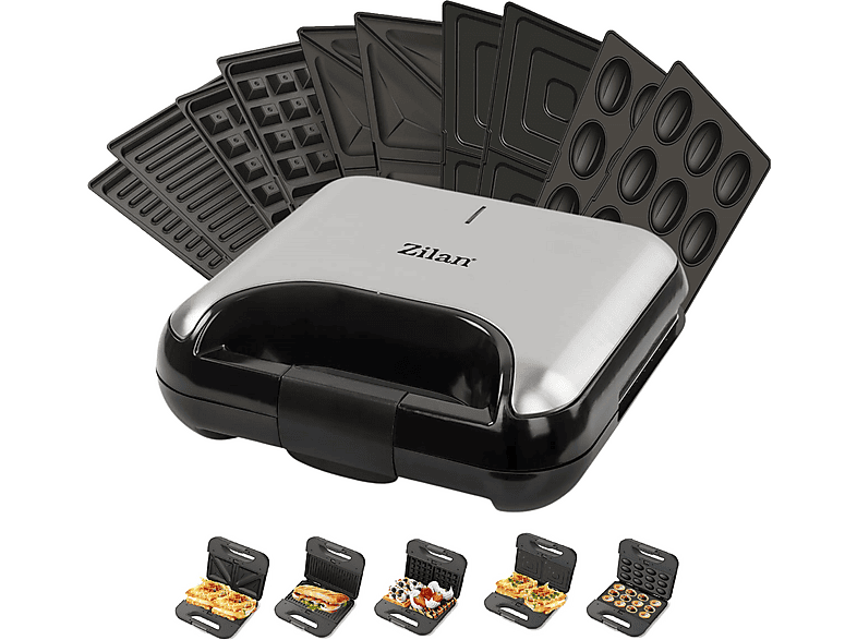 ZILAN ZLN-3932 Waffeleisen Edelstahl