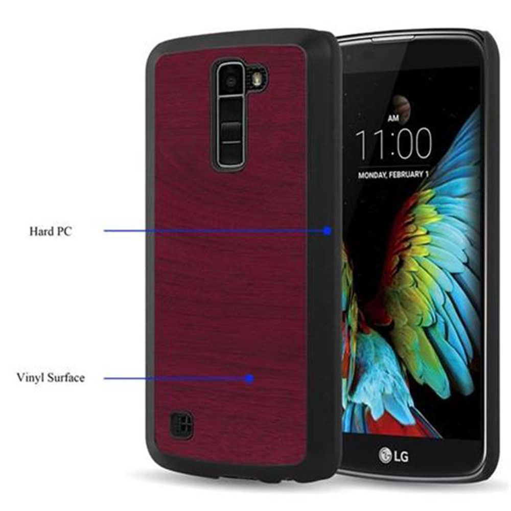Due telefoni, uno con una custodia, che mostra il design della custodia.