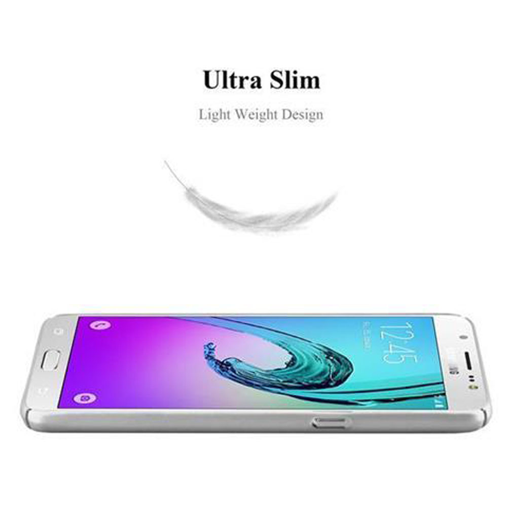 Un teléfono de lado, con texto 'Ultra Slim' y una ilustración de pluma, destacando el diseño delgado del teléfono.