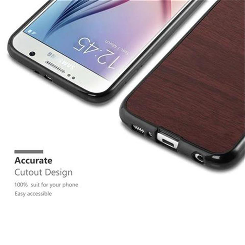 Due custodie per telefono, una sopra l'altra, con il testo 'Accurate Cutout Design'.