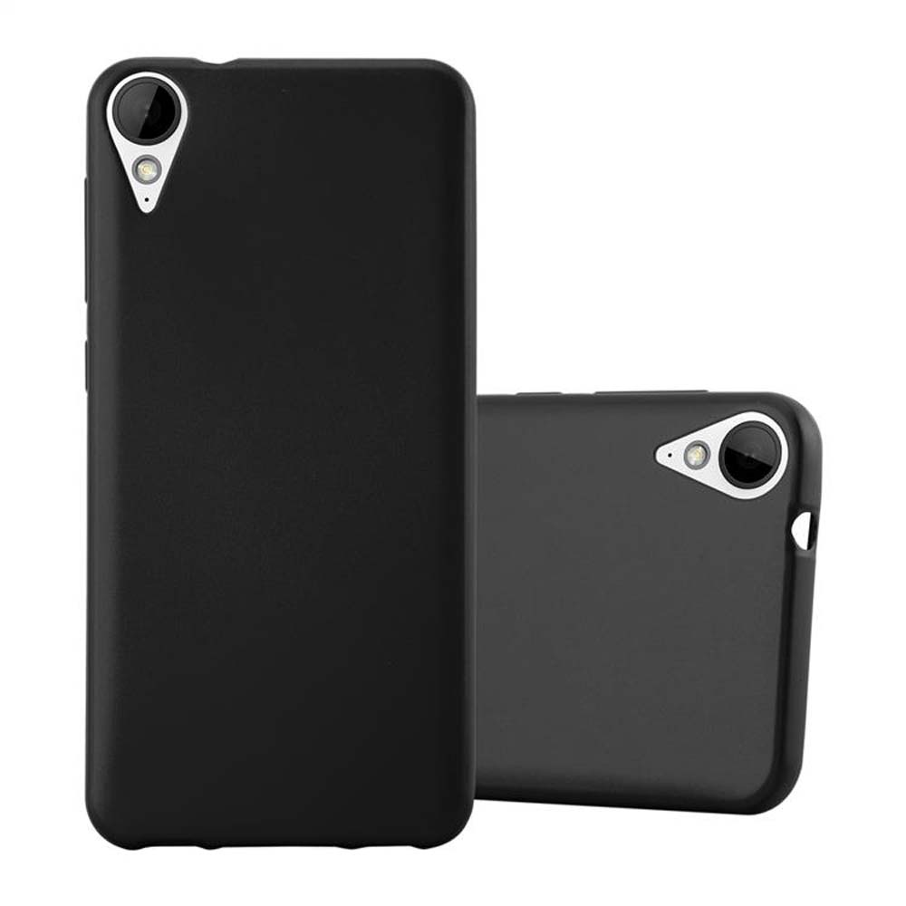 Funda de teléfono negra con cámara y flash. Otra funda al lado. Fondo blanco.