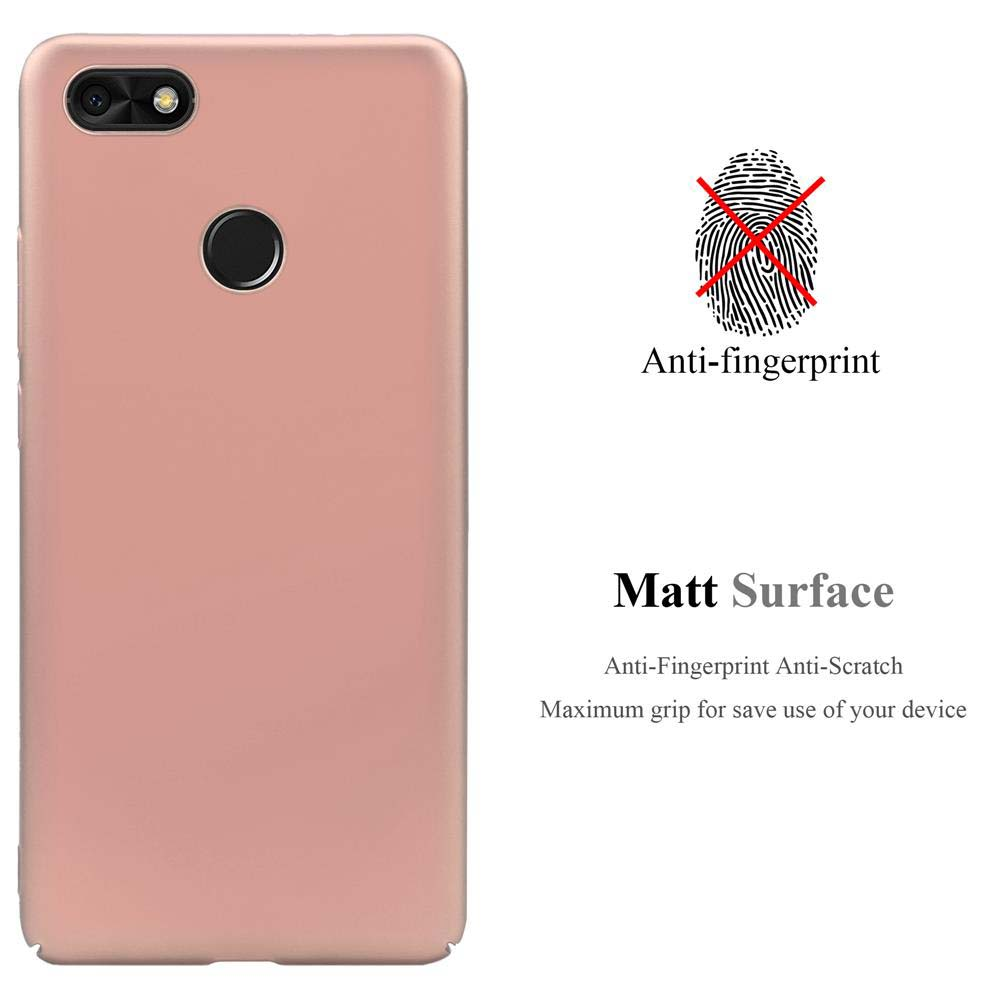 Rosafarbenes Telefongehäuse mit Kameraöffnung. Anti-Fingerabdruck, matte Oberfläche.
