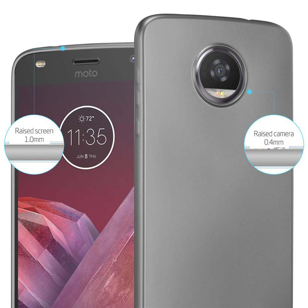 Dos teléfonos uno al lado del otro. La pantalla y la cámara están elevadas en el teléfono de la izquierda.