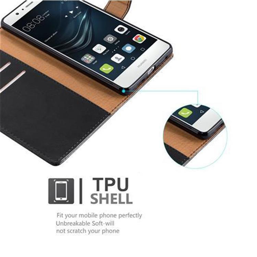 Teléfono en funda, con texto 'TPU SHELL'.
