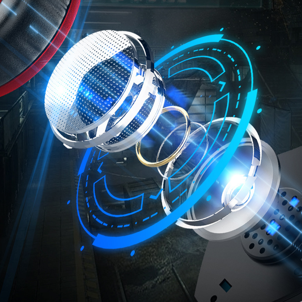 JEDBESETZT Gaming Headset, Over-ear Bluetooth Kopfhörer Schwarz
