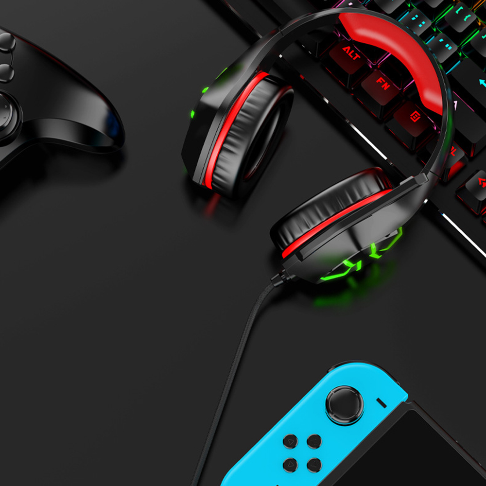 JEDBESETZT Gaming Headset, Over-ear Bluetooth Kopfhörer Schwarz