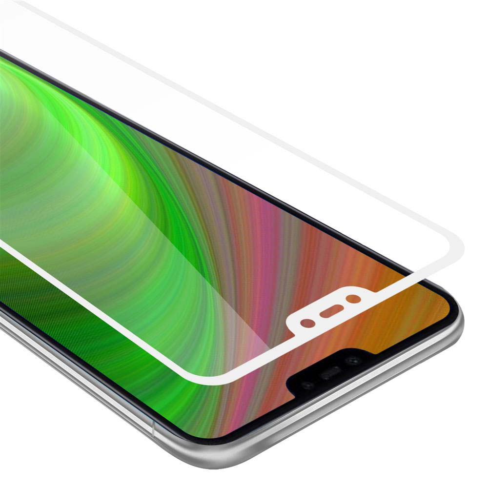 Uno schermo del telefono con una protezione per lo schermo. La protezione è trasparente e sul telefono.