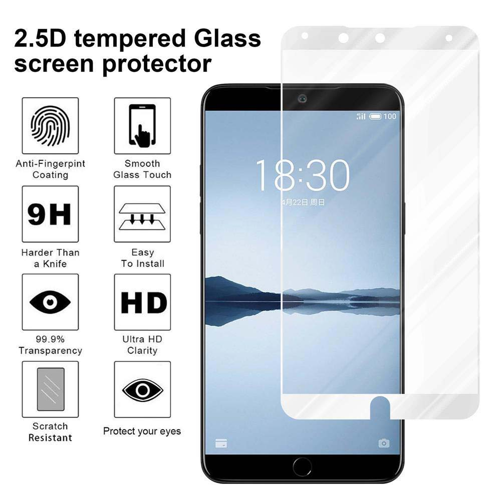 Un proteggi schermo con icone e testo a sinistra e un telefono con schermo a destra. L'ora è 18:30.