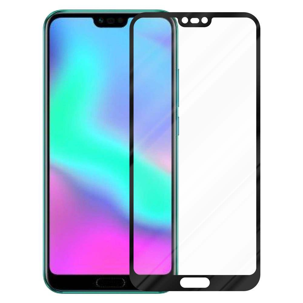 Telefono con protezione schermo applicata. Protezione schermo e telefono visualizzati fianco a fianco. La protezione è trasparente.