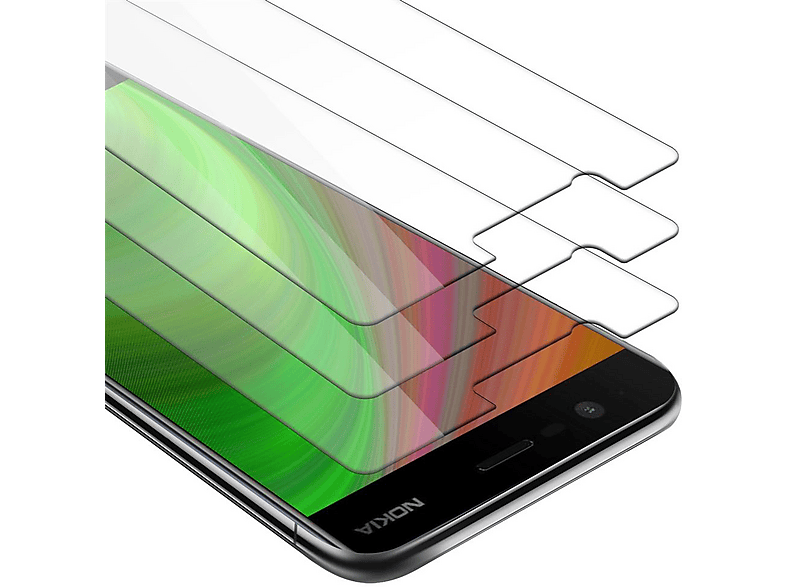 Cadorabo Vetro di protezione del display (1 Pezzo/i, Nokia 1
