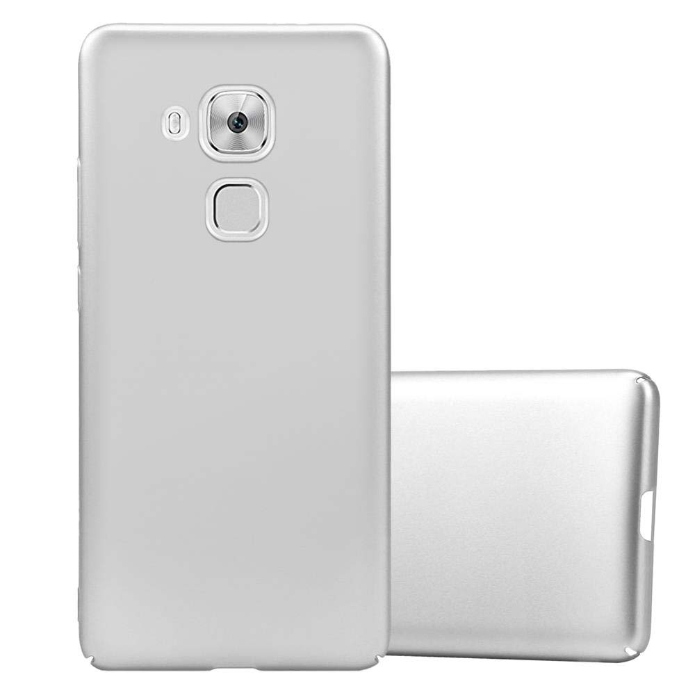 Due custodie per telefono, argento. Le custodie coprono la parte posteriore del telefono, la fotocamera è visibile.