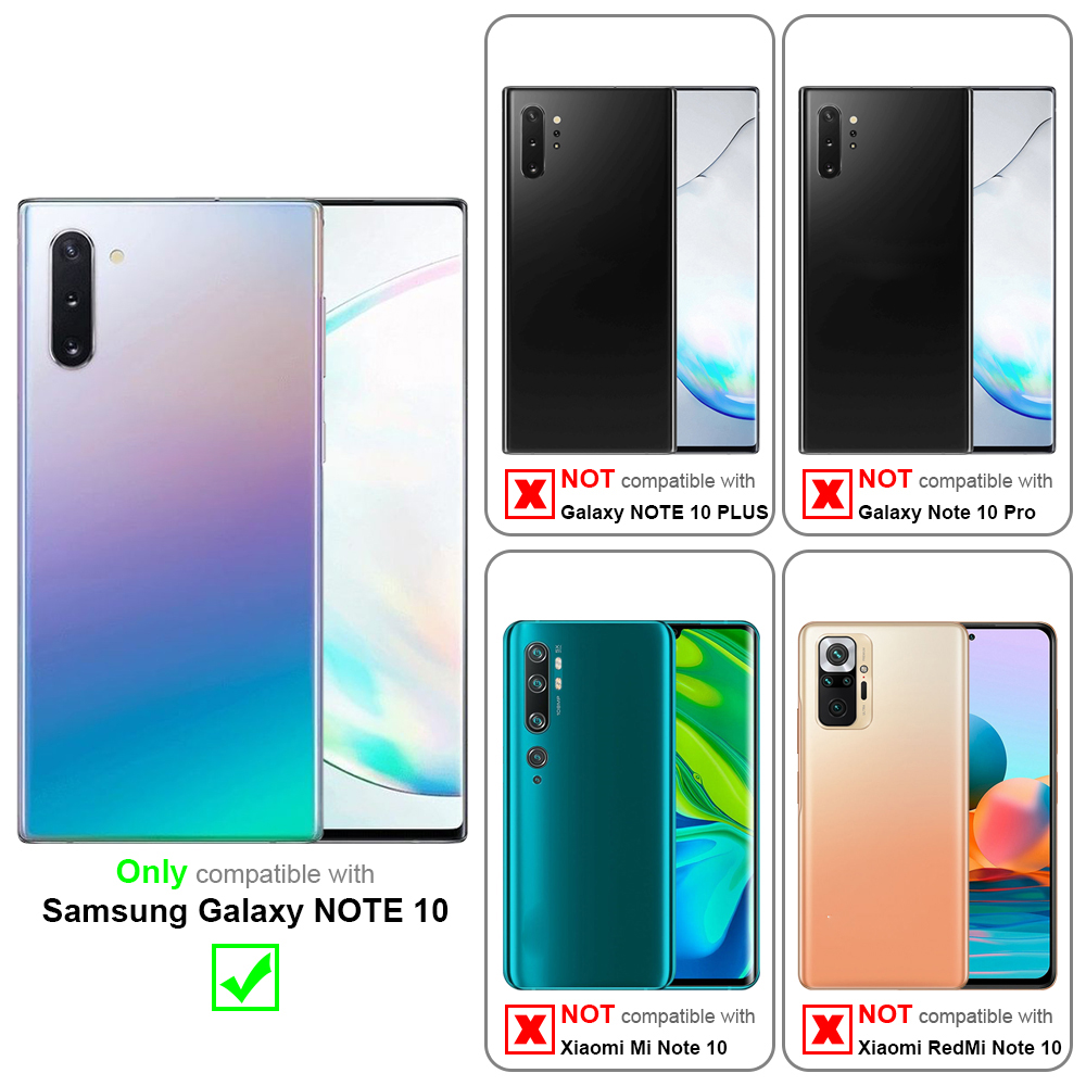 Custodie per telefono accanto ai telefoni. Compatibile solo con Samsung Galaxy NOTE 10. Altri incompatibili.