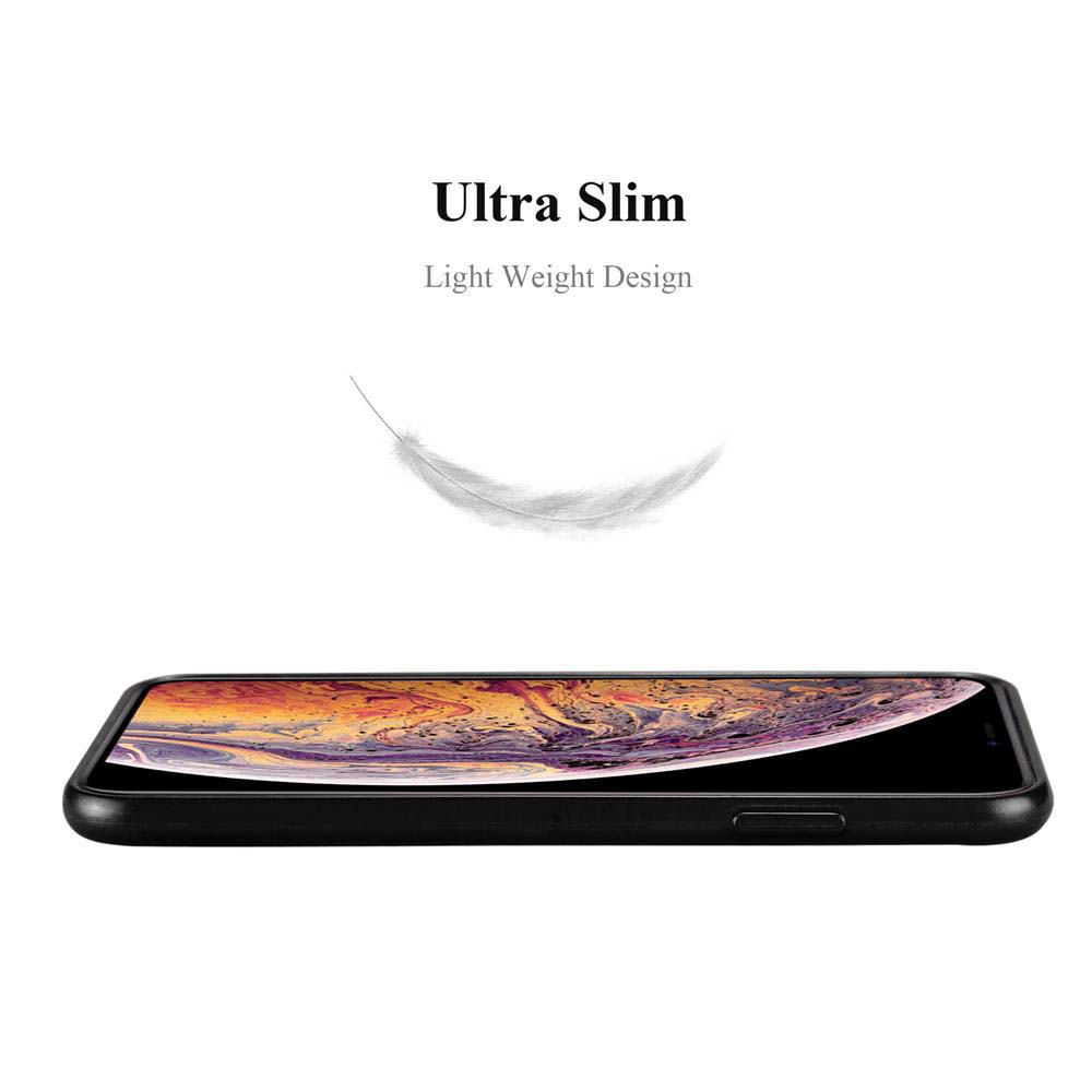 Telefono su sfondo bianco. Testo: Ultra sottile, design leggero. Una piuma è sopra il telefono.