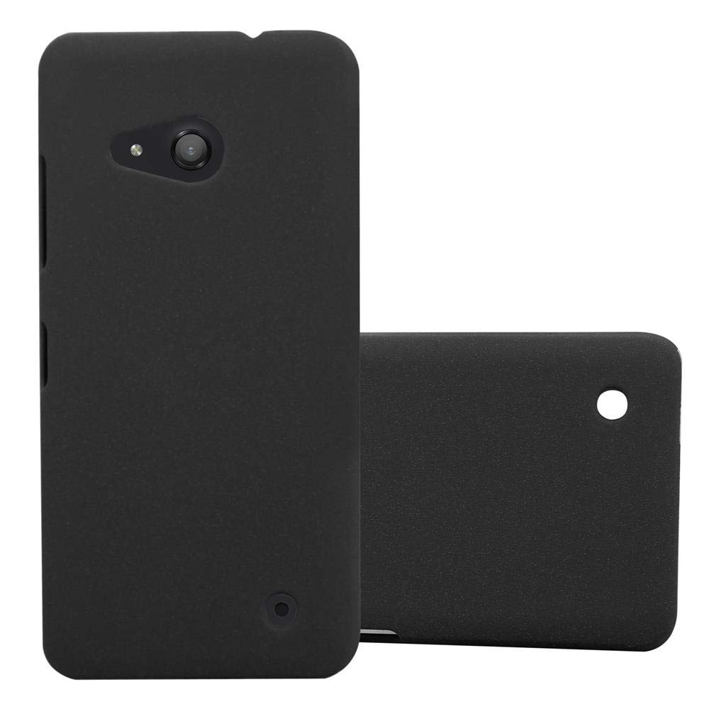 Deux étuis de téléphone noirs. L'un montre une caméra. L'autre montre un trou.